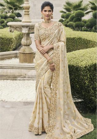 Picture of Grand Silk Beige Saree