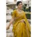 Picture of Radiant Silk Dark Golden Rod Saree