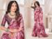 Picture of Shapely Silk & Organza Wheat Saree