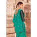 Picture of Beautiful Chiffon & Silk Dark Cyan Saree