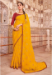 Picture of Ideal Chiffon & Silk Orange Saree