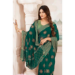 Picture of Radiant Chiffon Dark Green Saree