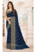 Picture of Graceful Chiffon Midnight Blue Saree