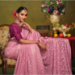 Picture of Exquisite Brasso Pale Violet Red Saree