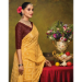 Picture of Appealing Brasso Golden Rod Saree