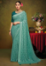 Picture of Admirable Brasso Cadet Blue Saree