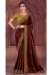 Picture of Splendid Organza Maroon Saree