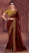 Picture of Splendid Organza Maroon Saree