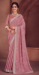 Picture of Stunning Organza Rosy Brown Saree