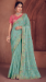 Picture of Gorgeous Organza Cadet Blue Saree