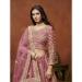 Picture of Resplendent Net Rosy Brown Lehenga Choli