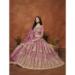 Picture of Resplendent Net Rosy Brown Lehenga Choli