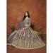 Picture of Elegant Net Dim Gray Lehenga Choli