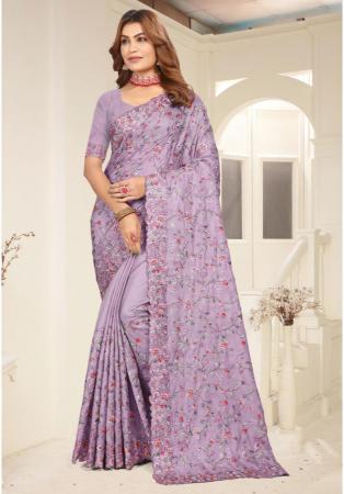 Picture of Good Looking Silk Thistle Saree