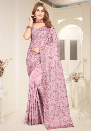 Picture of Appealing Silk Pink Saree