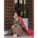 Picture of Excellent Cotton Fire Brick Straight Cut Salwar Kameez