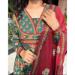 Picture of Excellent Cotton Fire Brick Straight Cut Salwar Kameez