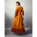 Picture of Statuesque Rayon Saddle Brown Readymade Gown