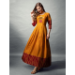 Picture of Statuesque Rayon Saddle Brown Readymade Gown