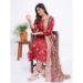 Picture of Statuesque Cotton Indian Red Readymade Salwar Kameez