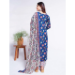 Picture of Bewitching Cotton Steel Blue Readymade Salwar Kameez