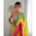 Picture of Beauteous Georgette Burly Wood Saree