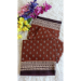 Picture of Sightly Cotton Saddle Brown Saree