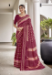 Picture of Enticing Cotton Rosy Brown Saree