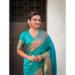 Picture of Fascinating Silk Cadet Blue Saree