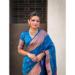 Picture of Delightful Silk Teal Saree