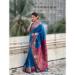 Picture of Delightful Silk Teal Saree