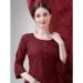 Picture of Grand Cotton Maroon Readymade Salwar Kameez