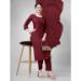 Picture of Grand Cotton Maroon Readymade Salwar Kameez