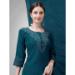 Picture of Ravishing Cotton Midnight Blue Readymade Salwar Kameez