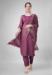 Picture of Pretty Cotton Rosy Brown Readymade Salwar Kameez