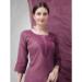 Picture of Pretty Cotton Rosy Brown Readymade Salwar Kameez