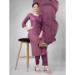 Picture of Pretty Cotton Rosy Brown Readymade Salwar Kameez