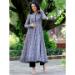 Picture of Ideal Georgette Light Steel Blue Kurtis & Tunic