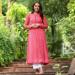 Picture of Alluring Georgette Light Coral Kurtis & Tunic