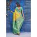 Picture of Good Looking Silk Golden Rod Saree