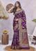 Picture of Graceful Silk Purple Saree