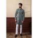 Picture of Sublime Silk Dark Slate Grey Kurtas