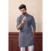 Picture of Magnificent Silk Slate Grey Kurtas