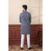 Picture of Magnificent Silk Slate Grey Kurtas