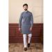 Picture of Magnificent Silk Slate Grey Kurtas