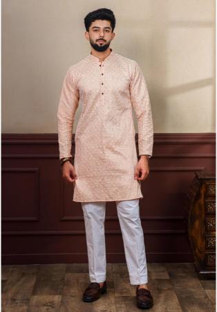 Picture of Sightly Silk Rosy Brown Kurtas