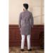 Picture of Alluring Silk Dark Grey Kurtas