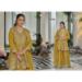 Picture of Chiffon Dark Golden Rod Readymade Salwar Kameez