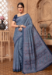 Picture of Comely Cotton Dark Slate Grey Saree