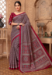 Picture of Ravishing Cotton Slate Grey Saree